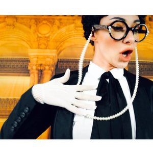 Rock & Republic Black Satin Trimmed Jacket.